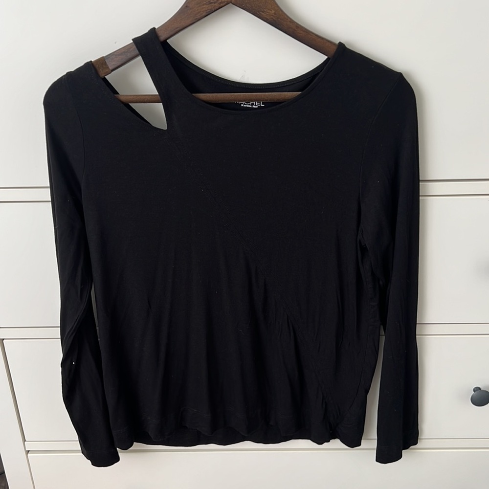 RACHEL Rachel Roy Black Top Size M